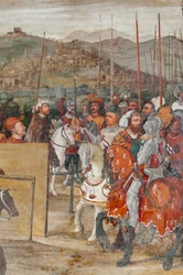 Szczegóły wizyty Christiana I z Danii u Bartolomeo Colleoniego, Hall of Honor