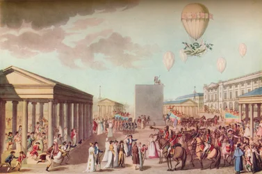 Uroczystość konsekracji i koronacji Ich Cesarskich Mości, ok. 1804