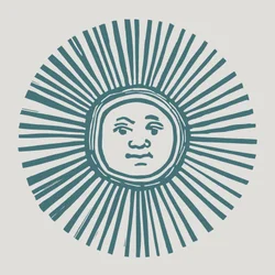 Sol Invictus, 2023 (linoleum na papierze)