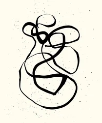 Vibration_03, 2023 (tusz na papierze)