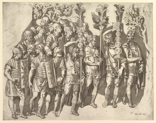 Legion rzymski z kolumny Trajansa, XVI wiek.