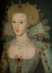 Anna Duńska 1574-1619, królowa małżonka króla Jakuba I, XVII w.