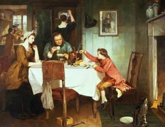 Młody James Watt bawi się Steam