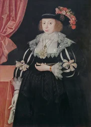Anne Hale, pani Hoskins (c.1609-51), 1629 (panel)