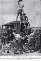 John Wilkes uwolniony przez londyńską mafię