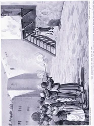 Egzekucja Baba w 1850 r. n.e. (litografia)