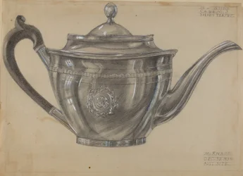 Srebrny czajniczek