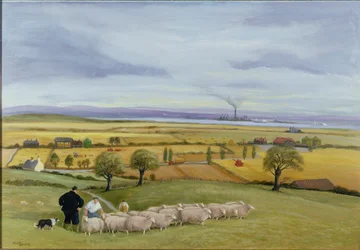 Hodowca owiec na wyspie Sheppey