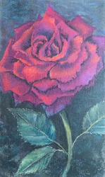 Piękno róży, 2020 (pastel)