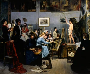 „Studio Akademii Julian”, 1881.