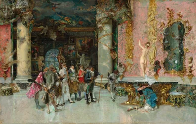 Wybór modelu, ok. 1866-74 (olej na panelu)