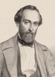 Portret kompozytora Antoine Francois Marmontel 1816-1898.