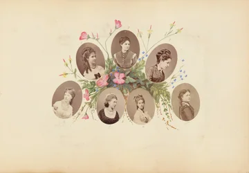 Album Madame B, lata 70. XIX wieku.