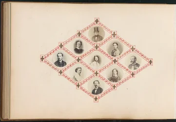 Album Madame B, lata 70. XIX wieku.