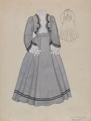 Sukienka, 1936.
