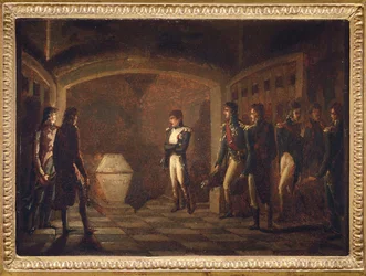 Napoleon przed Grobem Fryderyka Wielkiego, autorstwa Ponce-Camusa, Marie Nicola