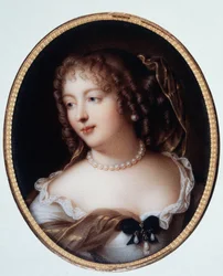 Portret Marie de Rabutin-Chantal (Rabutin Chantal), markizy Sevigne znanej jako Madame de Sevigne (1626-1696).