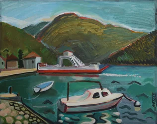 Łodzie w Mountain Harbor