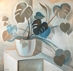 Nowoczesna Monstera Hearts