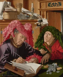 Dwóch poborców podatkowych, ok. 1540