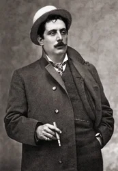 Portret muzyka kompozytora Giacomo Pucciniego (1858-1924)