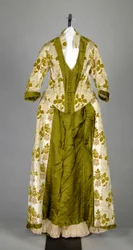 Sukienka, amerykańska, 1885.