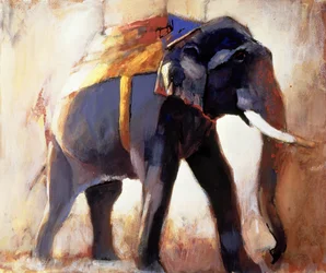 Shivaji, Khana, 1996 (media mieszane na papierze)