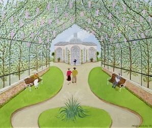 Lilac Arbour (olej na płycie)