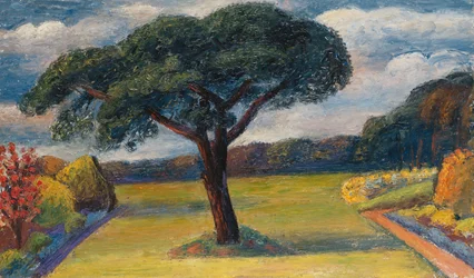 Hautbois, Norfolk, ok. 1936 (olej na płótnie)