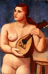 Akt z Mandoliną