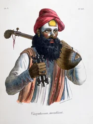 Żebrak, 1828.