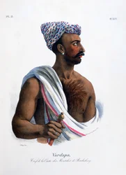 „Szef kasty w Pondicherry Puducherry”, Indie, 1828 r.