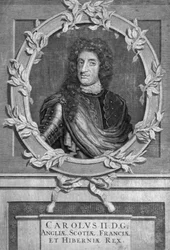 Karol II, król Anglii, Szkocji i Irlandii.