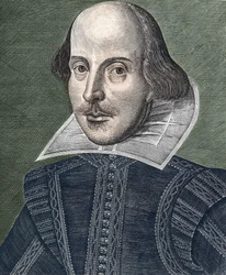Portret Williama Szekspira (1564 - 1616).