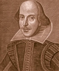 Portret Szekspira, 1623.