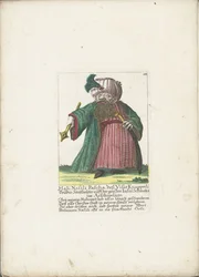 De Dwerg Hali Nasili Pasza, ok. 1710 r. Hali Nasili Pascha, jego brat Visir Knupperli, gubernator dużej wyspy Schmeks w Arskipelago (tytuł na obiekcie) Il Callotto resurcitato lub nowo umeblowana mała szafka (tytuł serii)