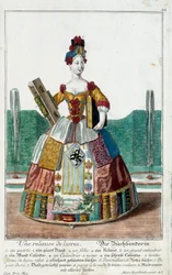 Metier: Segregator książek. Grawer autorstwa Martina Engelbrechta (1684-1756), w „Nowym zespole habilles manewrów” XVIII w., Niemcy. Paryż, Sztuka Dekoracyjna