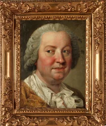 Autoportret - Obraz Martina van Meytensa Młodszego (1695-1770), olej na płótnie, 36x26,5 cm - Autoportret, Olej na płótnie Martina van Meytensa Młodszego - Kolekcja prywatna