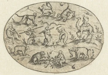 Owalny z czternastoma zwierzętami Nev Thier Bvechlein (tytuł serii)