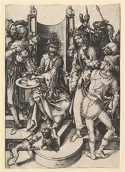 Piłat myjący ręce, ok. godz. 1435-1491.