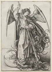 Archanioł Michał przebijający smoka, ok. 1930 r. 1475.