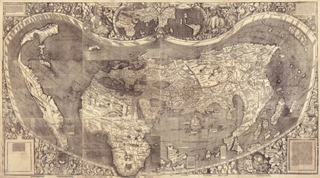 Mapa świata Universalis Cosmographia, 1507