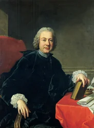 Portret Pietro Metastasia ubranego w sutannę