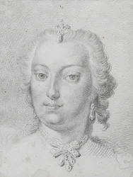 Rysunek Martina van Meytena przedstawiający Marię Teresę z 1741 r.