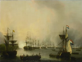 Bombardowanie Palembang, Sumatra, 24 czerwca 1821