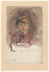 Portret dziecka, en face