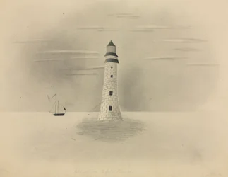 Latarnia Eddystone, 1840.
