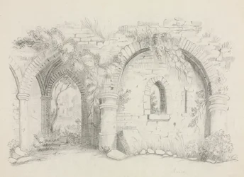 Ruiny, ok. 1840 r.