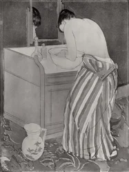 La Toilette, 1891 (sucha igła i akwatinta na papierze)