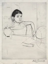 Mimi jako brunetka, 1889.